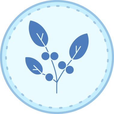 Bitki. Web simgesi basit illüstrasyon