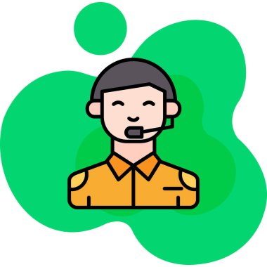 Avatar simgesi, vektör illüstrasyonu