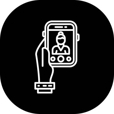 Akıllı izle kutsal kişilerin resmi, vektör çizim