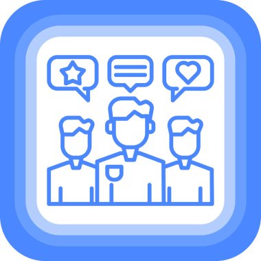 İnsan simgesinin vektör illüstrasyonu