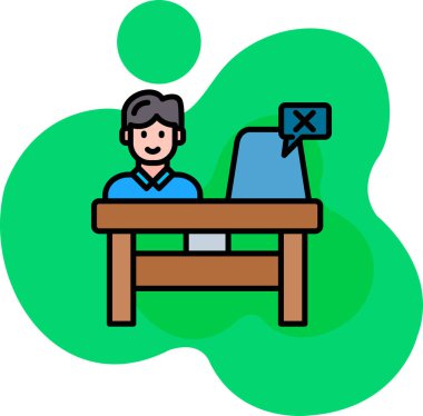 Öğretmen öğrenci erkek simgesi