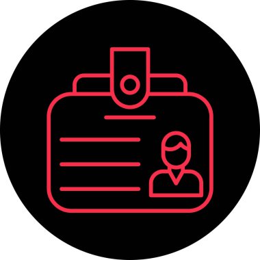 Bir pano simgesinin vektör illüstrasyonu