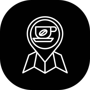 Vektör Kahve Simgesi illüstrasyonu