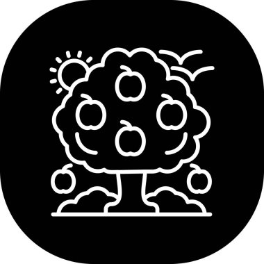 Vektör Ağacı Simgesi illüstrasyonu