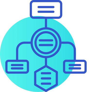 şebeke. Web simgesi basit illüstrasyon