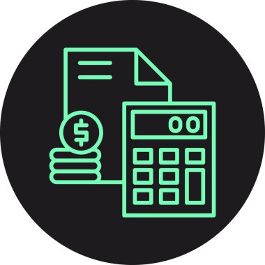 para simgesi vektör illüstrasyonu