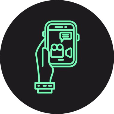 akıllı telefon vektör sembol tasarımı