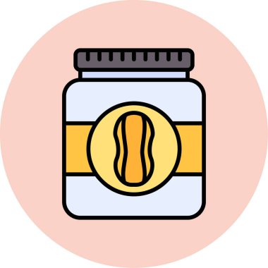 Hap. Web simgesi basit illüstrasyon