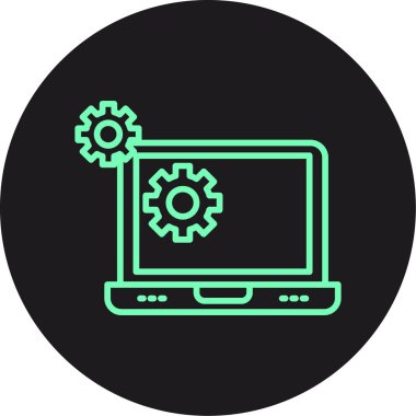 seo modern simgesinin vektör illüstrasyonu