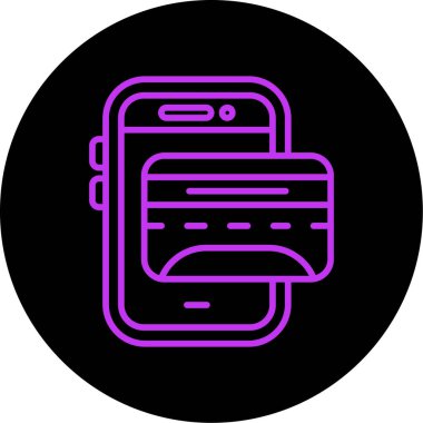 Vektör Mobil simge illüstrasyonu