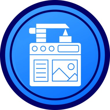 seo modern simgesinin vektör illüstrasyonu