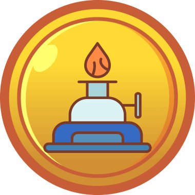 Mum simgesi vektör illüstrasyonu