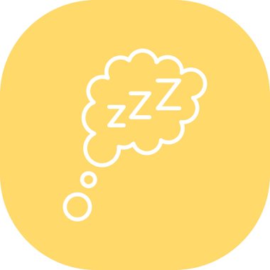 İzole edilmiş sarı bir ikonun gösterimi