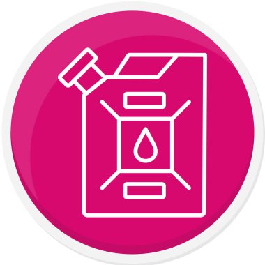 Petrol modern simgesinin vektör illüstrasyonu