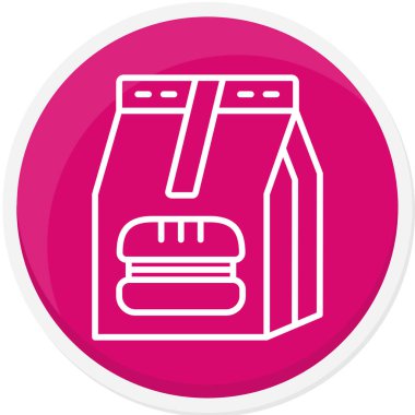 Gıda simgesinin vektör illüstrasyonu