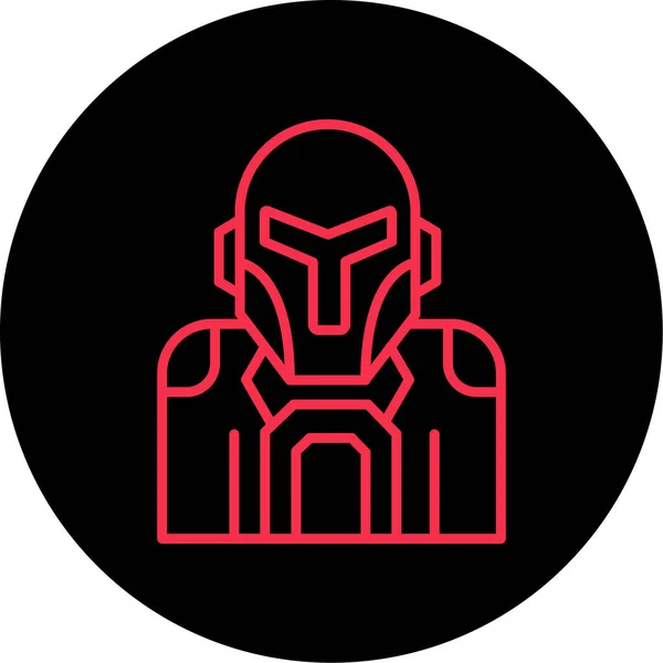 Robot simgesinin vektör illüstrasyonu