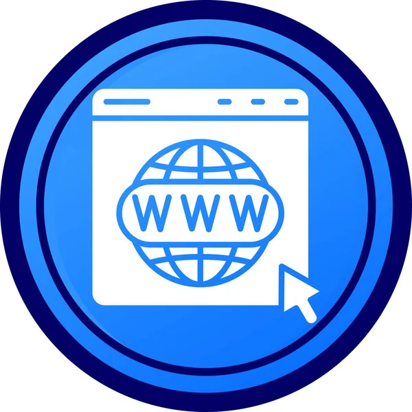 internet web vektör simgesi