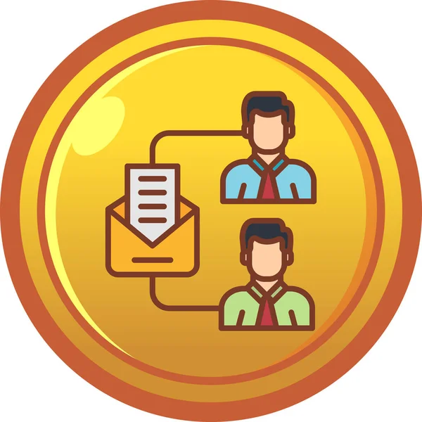 iş simgesi vektör illüstrasyonu