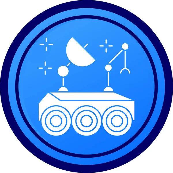 Bir araba simgesinin vektör illüstrasyonu