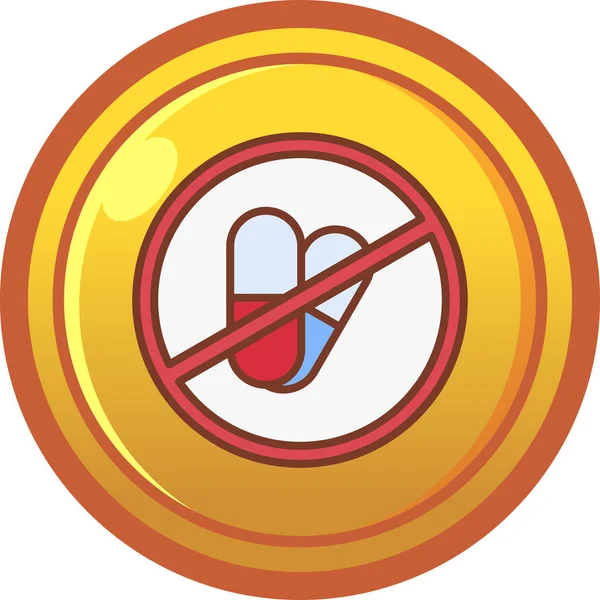 hap kapsülü simgesi, çizgi film biçimi