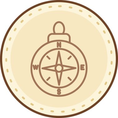 Pusula simgesi vektör resimlemesi