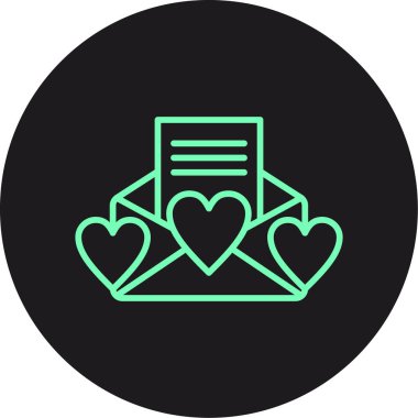 zarf simgesi, illüstrasyon, vektör işareti