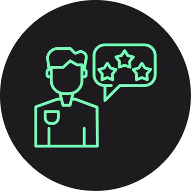 vektör müşteri simgesi, illüstrasyon