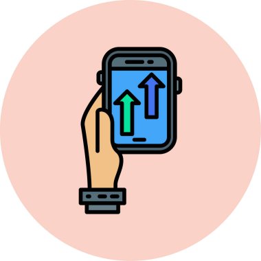 Moda simgesi, vektör illüstrasyonu basit tasarım