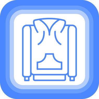 sırt çantası simgesi, vektör illüstrasyonu basit tasarım