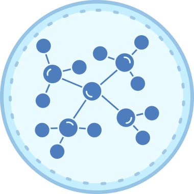 şebeke. Web simgesi basit illüstrasyon