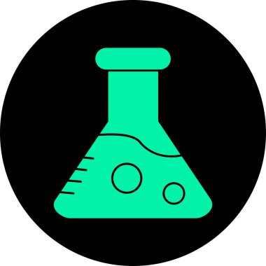 Bir test tüpünün vektör illüstrasyonu