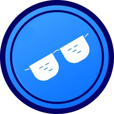 Göz. Web simgesi basit illüstrasyon