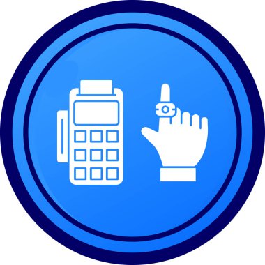 Mobil simgenin vektör illüstrasyonu