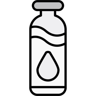 Şişe. Web simgesi basit illüstrasyon