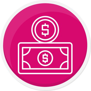 para birimi simgesi vektör çizim