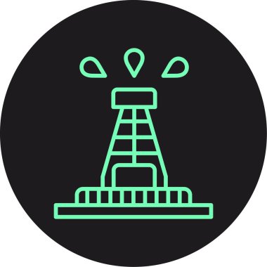 Deniz feneri vektör çizim