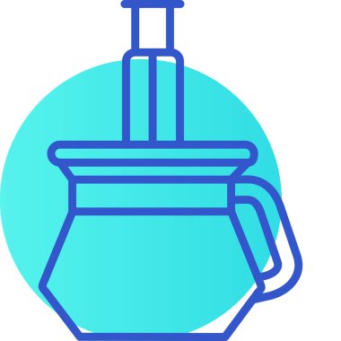 sulandırma kutusu simgesi, vektör illüstrasyonu