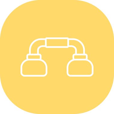 Kablo. Web simgesi basit illüstrasyon