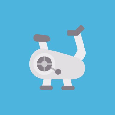 Fitness egzersiz ikonu vektörü. düz biçim illüstrasyonu.