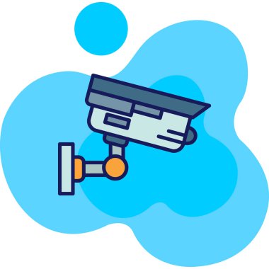 Kamera simgesi. Web için kamera vektör simgelerinin özet çizimi