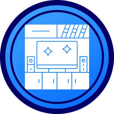 Modern bir inşa simgesinin vektör illüstrasyonu