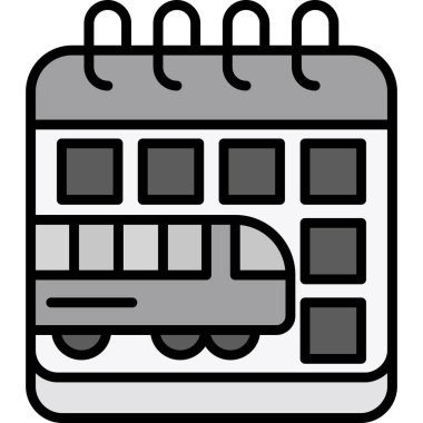 Takvim simgesi, vektör çizimi