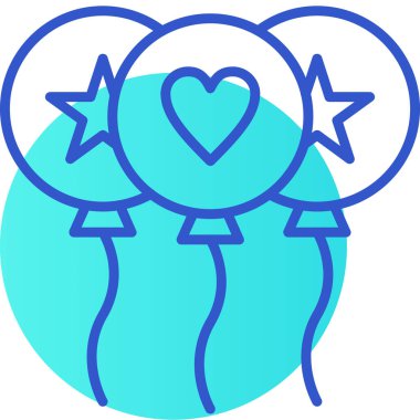 Kalp. Web simgesi basit illüstrasyon