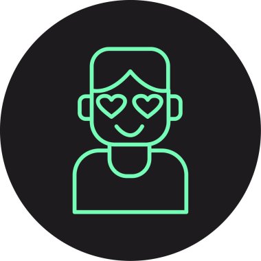 avatar simgesi vektör illüstrasyonu