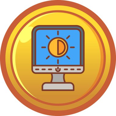 seo modern simgesinin vektör illüstrasyonu