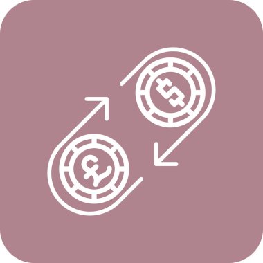 Modern bir simgenin vektör illüstrasyonu