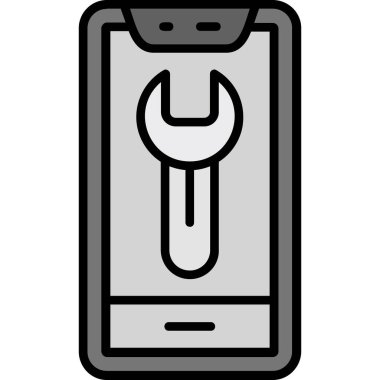 Smartphone Simgesi, vektör illüstrasyonu