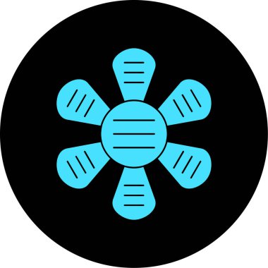 Projeniz için vektör kar tanesi simgesi