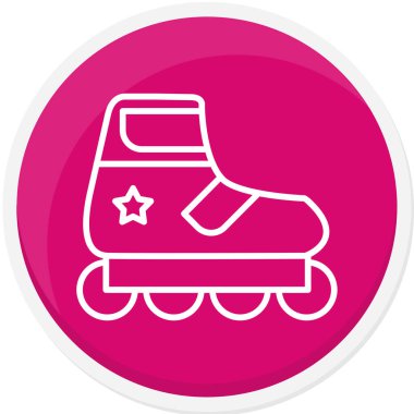 vector illustration of skate icon