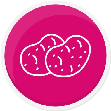 Gıda ikonu yiyeceklerinin vektör illüstrasyonu